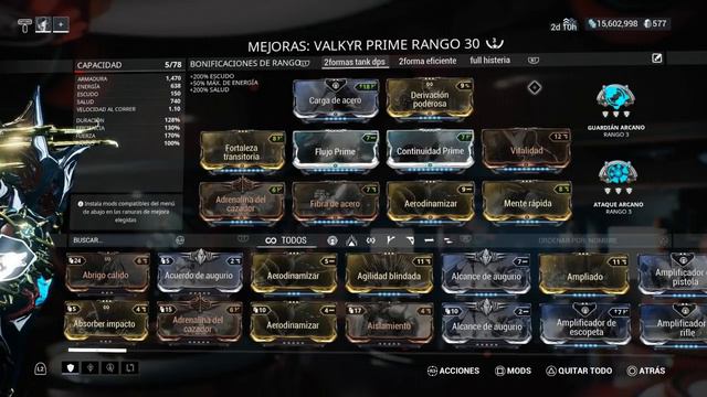 WARFRAME (PARTNER) VALKYR BUILD EXTREMA! TOP 1! 2018/19 | Tanque, daño, inmortal 😎😍💪🏻🤙 смотреть онлайн