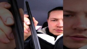 Замена дворников BOSH на зимние дворники CHAMPION