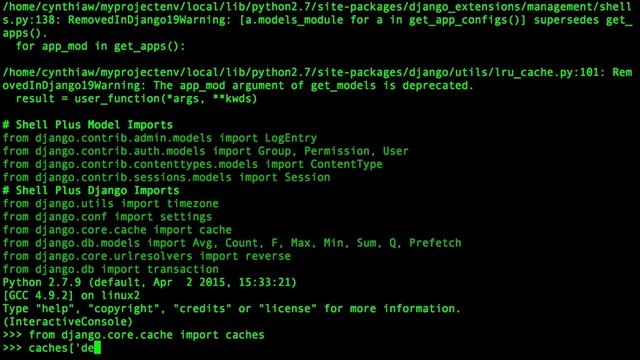 django缓存优化4 Database缓存解析 смотреть онлайн