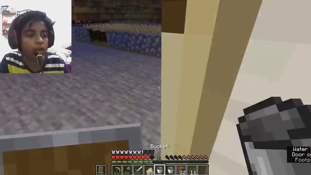 Entering The Minecraft World Of @TechnoGamerzOfficial - Luckiest Day In Minecraft (part 9)