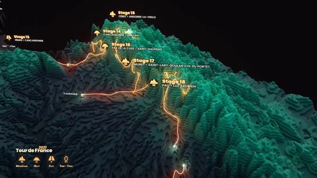 Race Mapping - The Tour de France 2021 смотреть онлайн