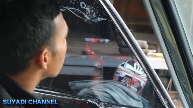 tutorial pasang kaca film mitsubishi L 300