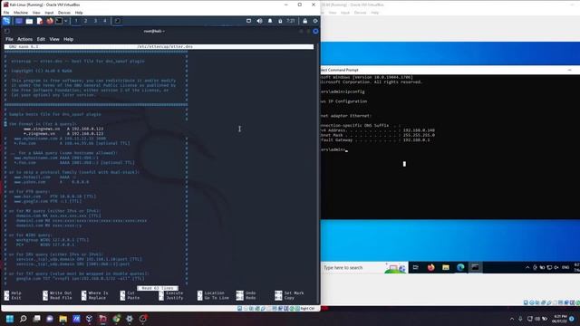 DNS giả mạo(DNS Spoofing with Ettercap on Kali Linux) смотреть онлайн