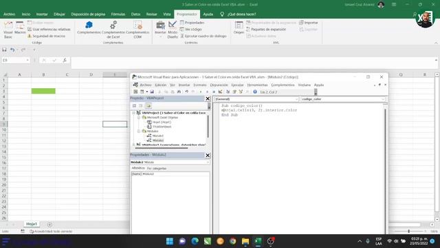 ?Contenido 32 - Como saber el código de un color en Excel? смотреть онлайн