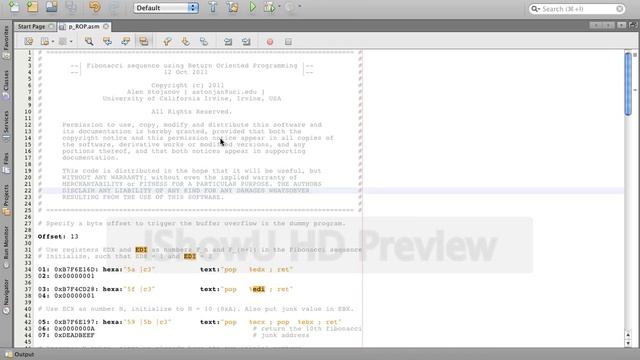 Fibonacci Sequence Using Return Oriented Programming (Stack Smashing Attack) смотреть онлайн