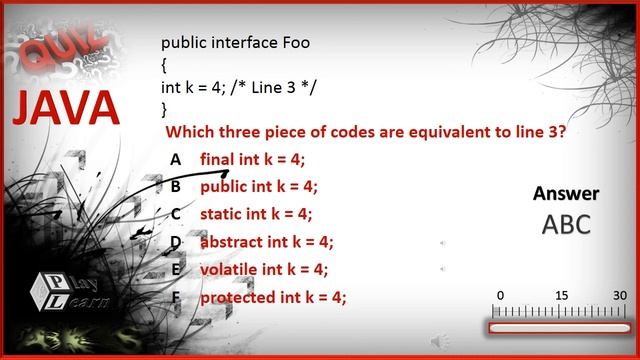 Java Quiz смотреть онлайн