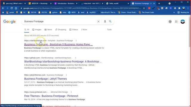 Use Bootstrap 5 in your website смотреть онлайн