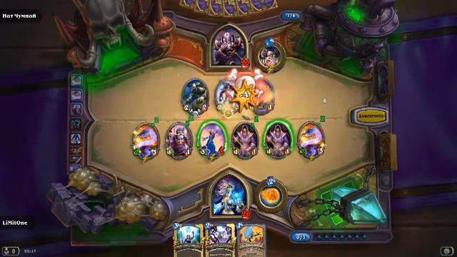 Hearthstone: Mage (Маг) vs Noth the Plaguebringer (Нот Чумной) смотреть онлайн