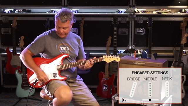 920D Custom Loaded Pickguard with Rainville Signature Strat Pickups смотреть онлайн