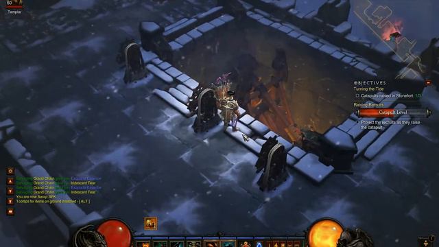 Diablo 3 act III Turning the Tide - catapult raise bugged смотреть онлайн