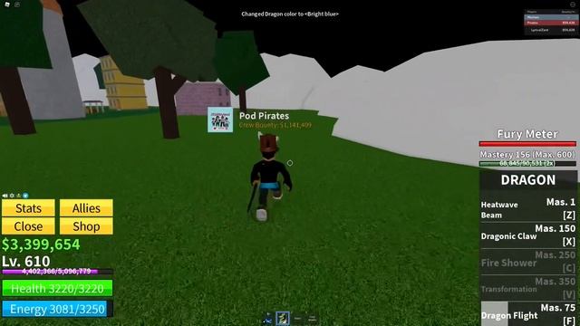 How To Change The Color of your Dragon in The Old World in BLOX FRUITS | ROBLOX game by @BloxFruit смотреть онлайн