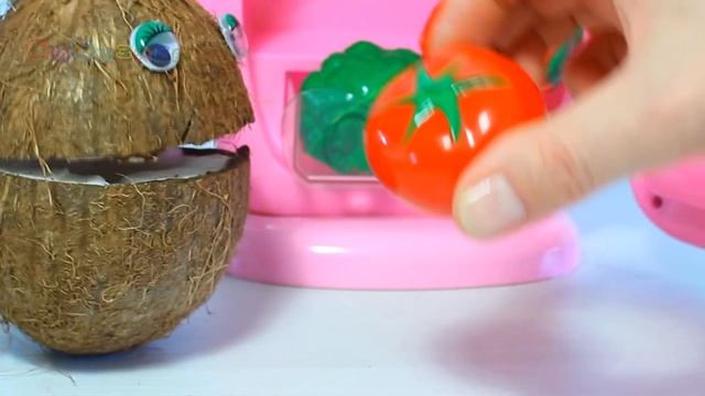 Песенка про Пальчики Учим названия овощей с Мистером Кокосом смотреть онлайн