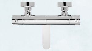 Термостатический смеситель с поворотным изливом для душа и ванной 9045 Swedbe Mercury