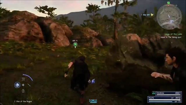 Final Fantasy 15 Bond with Gladiolus Fish Hunting Trip