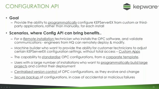 Kepware OPC - Managing your estate of OPC Servers from the centre смотреть онлайн