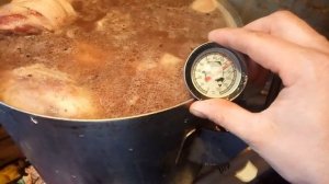 Копчение бобра с подваром.