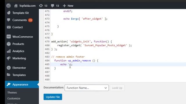how to remove wordpress admin footer credit смотреть онлайн
