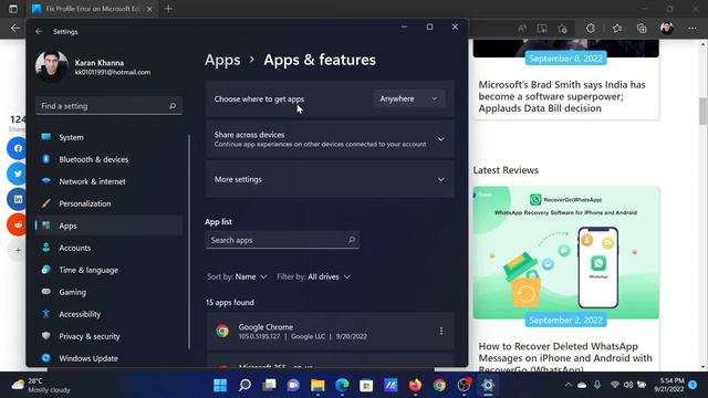 Fix Profile Error on Microsoft Edge смотреть онлайн
