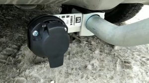 Фаркоп на Kia Rio X-Line 2017-2020 без подрезки бампера Motodor