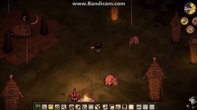 Что будет если поджечь мандрагору днем в Don't Starve. смотреть онлайн