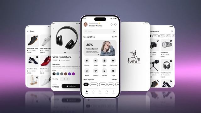 Ecomark - E-commerce React Native CLI Ui Kit смотреть онлайн
