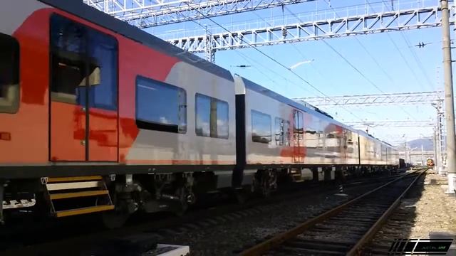 "Ласточка" ЭС1-035 Аэропорт - Сочи смотреть онлайн