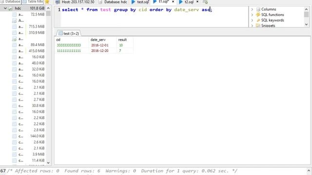 SQL ORDER BY GROUP BY смотреть онлайн