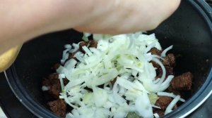 КАК приготовить ЖАРКОЕ с НЕЖНОЙ говядиной в мультиварке #REDMOND . Картошка с мясом!