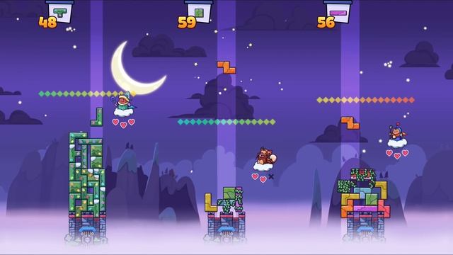 ОДНА НЕЛЕПАЯ ОШИБКА И ТЫ ПРОИГРАЛ!!! Играем в 2к18 году тетрис в tricky towers смотреть онлайн