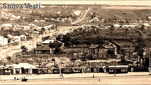 Белгород, конец 1950-х годов, панорама города в южном направлении смотреть онлайн
