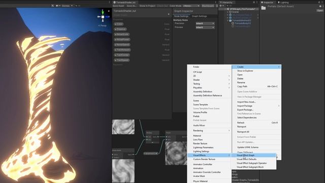 Unity VFX Graph - Fire Tornado Effect Tutorial смотреть онлайн