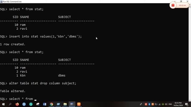 DML DDL DQL Commands смотреть онлайн