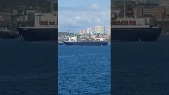 Плавбаза "ЦАРЬ". Выход на рейд. Владивосток 31.05.2022 смотреть онлайн