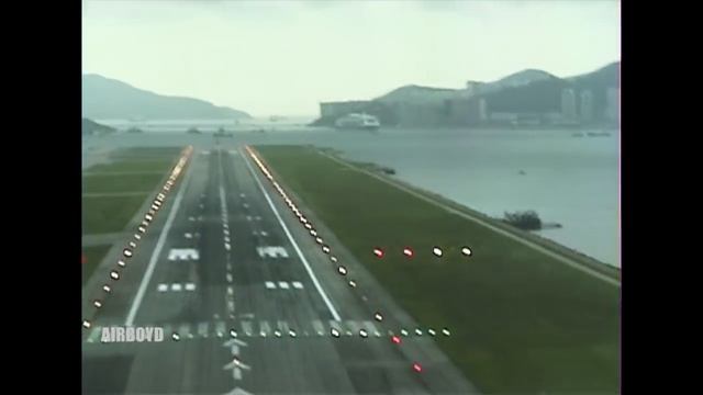 Landing At Hong Kong Kai Tak 20 Years Ago - IGS 13 смотреть онлайн