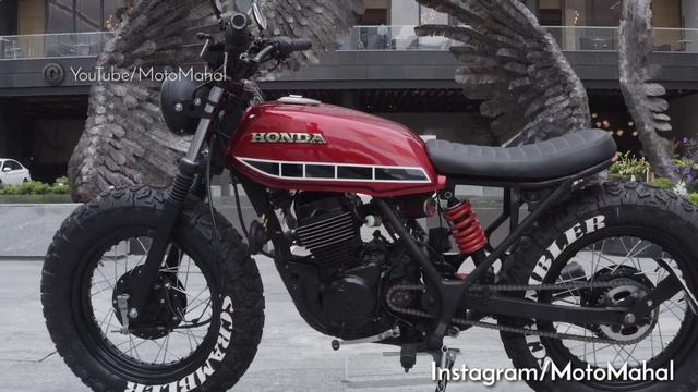 Modified Honda 150 Scrambler Style By Azfer Customs | Honda Scrambler Modification | Scrambler Bike