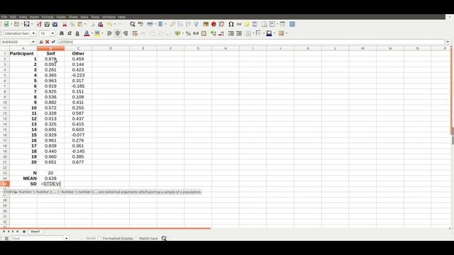Simple stats in Calc / Excel. Part 1: Generating random data and basic statistics смотреть онлайн
