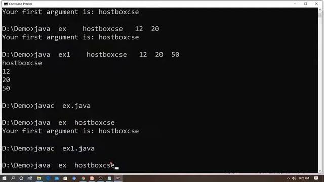 #26 Command Line Arguments in java with demo/#tutorial for java/core java for Beginners смотреть онлайн