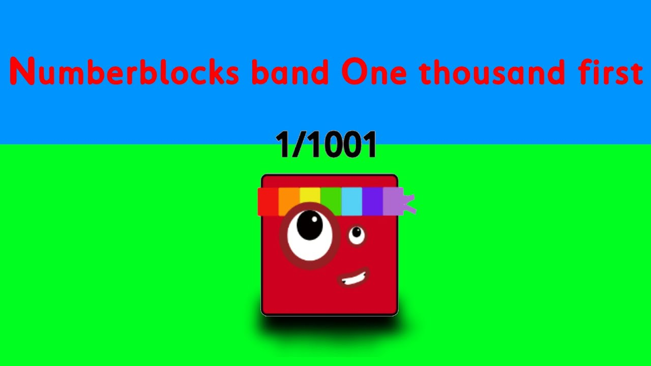 Numberblocks band One thousand first смотреть онлайн