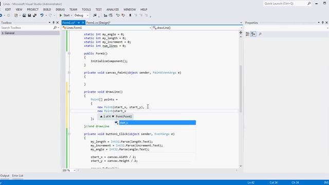 C# How to Use Paint and the C# Graphics Class to Draw Lines смотреть онлайн