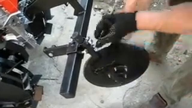Установка окучника дискового на мотокультиватор. смотреть онлайн