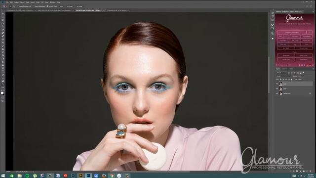 Photoshop Skin Softening In Under 1 Minute ( Dolly Skin - GLAMOUR RETOUCH PANEL ) смотреть онлайн