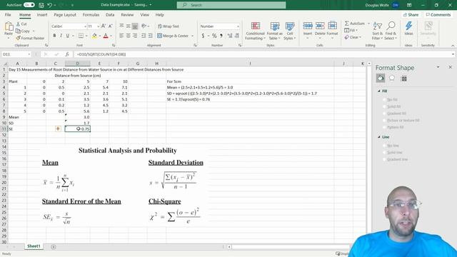 Standard Error on Excel Graphs смотреть онлайн