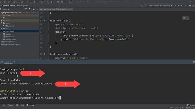 Gradle Tasks Dependencies - dependsOn смотреть онлайн