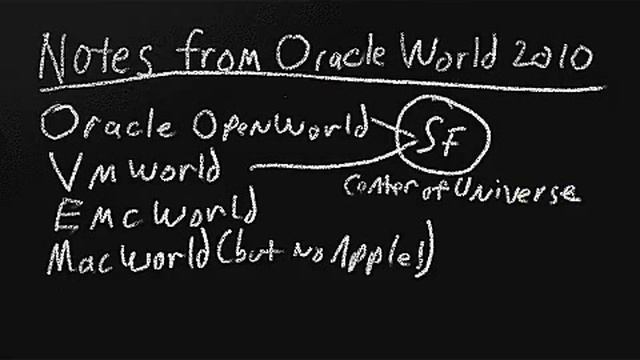 Notes from Oracle Open World 2010 смотреть онлайн