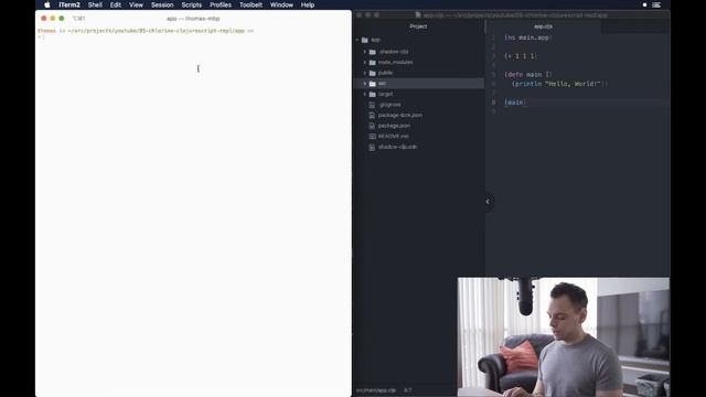 How to Use a ClojureScript REPL in Atom (Chlorine) смотреть онлайн