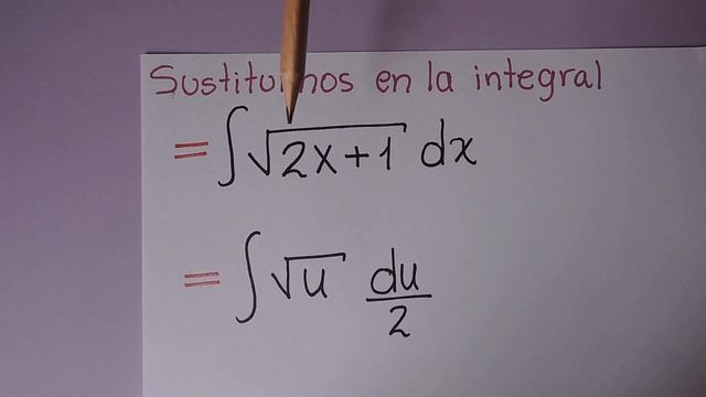 Integral sqrt(2x+1) dx Solución de la INTEGRAL INDEFINIDA por el método de SUSTITUCIÓN смотреть онлайн