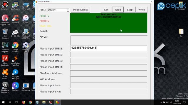 Samsung E1205Y IMEI Onarımı смотреть онлайн