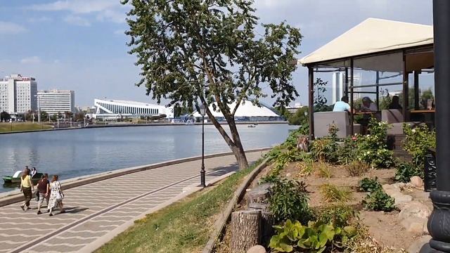 МИНСК. БЕЛАРУСЬ. Встреча с Надей на Немиге. Троицкое Предместье. Остров Слез / Влог смотреть онлайн