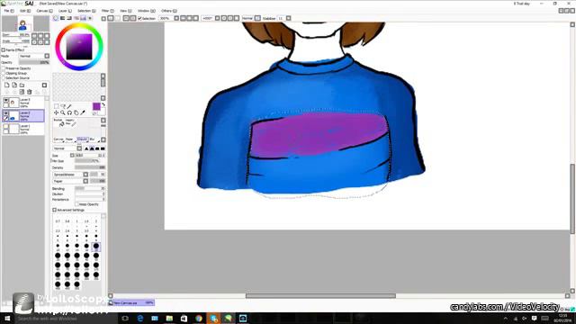 Undertale Speedart | Frisk смотреть онлайн