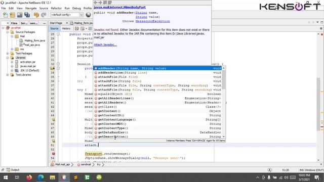 Java Tutorial: Part 3 How to send email in java with attachment смотреть онлайн